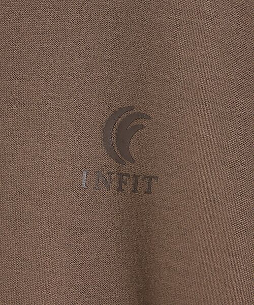 SPORTS MARIO / スポーツマリオ Tシャツ | インフィット INFIT クロップド Tシャツ レディース スポーツ Tシャツ グレー ブラウン 茶色 グリーン 緑 スポーツ フィットネス ウェア ジム ヨガ ワークアウト 5FHL-2027 | 詳細8