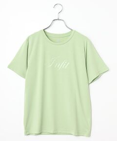 SPORTS MARIO / スポーツマリオ Tシャツ | インフィット INFIT 速乾プリントTシャツ レディース 春 夏 秋 冬 オールシーズン スポーツ フィットネス ヨガ ランニング トレーニング ジム ウェア 半袖 5FHL-2028