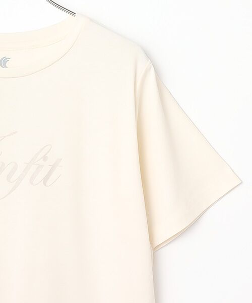 SPORTS MARIO / スポーツマリオ Tシャツ | インフィット INFIT 速乾プリントTシャツ レディース 春 夏 秋 冬 オールシーズン スポーツ フィットネス ヨガ ランニング トレーニング ジム ウェア 半袖 5FHL-2028 | 詳細2
