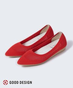 steppi / ステッピ パンプス | 新色登場！“撥水＆洗えるニットシューズ” ポインテッドメッシュ パンプス