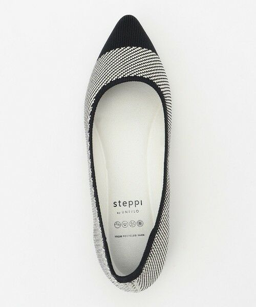 steppi / ステッピ フラットシューズ | 【洗える/撥水】 バイカラー ポインテッドパンプス | 詳細10