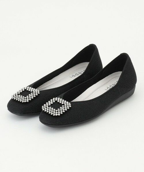 steppi / ステッピ パンプス | 【洗える/撥水】ビジュー付 スクエア パンプス | 詳細4