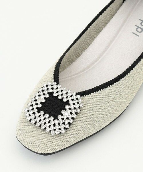 steppi / ステッピ パンプス | 【洗える/撥水】ビジュー付 スクエア パンプス | 詳細15