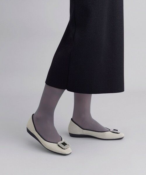 steppi / ステッピ パンプス | 【洗える/撥水】ビジュー付 スクエア パンプス | 詳細10