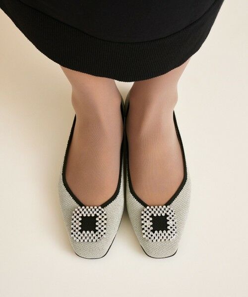 steppi / ステッピ パンプス | 【洗える/撥水】ビジュー付 スクエア パンプス | 詳細11