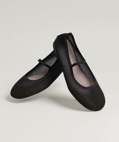 steppi / ステッピ パンプス | 【一部店舗限定 / 片足わずか80g】シースルー ラウンド フラットパンプス