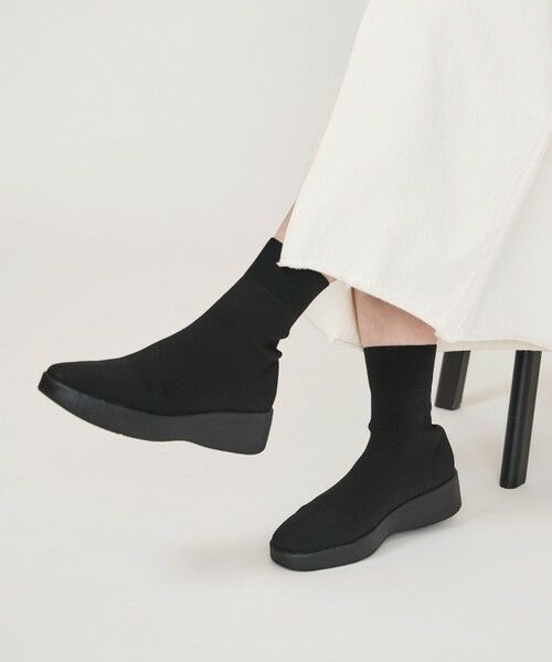 steppi / ステッピ ブーツ(ロング丈) | 【防水/洗える】プラットフォーム ストレッチブーツ | 詳細1