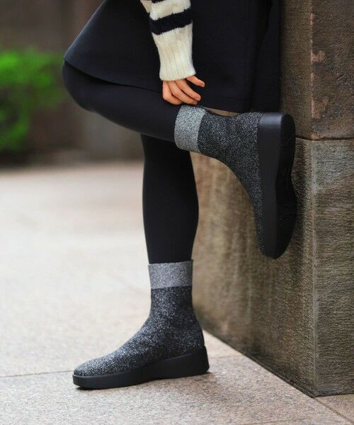 steppi / ステッピ ブーツ(ロング丈) | 【防水/洗える】プラットフォーム ストレッチブーツ | 詳細5