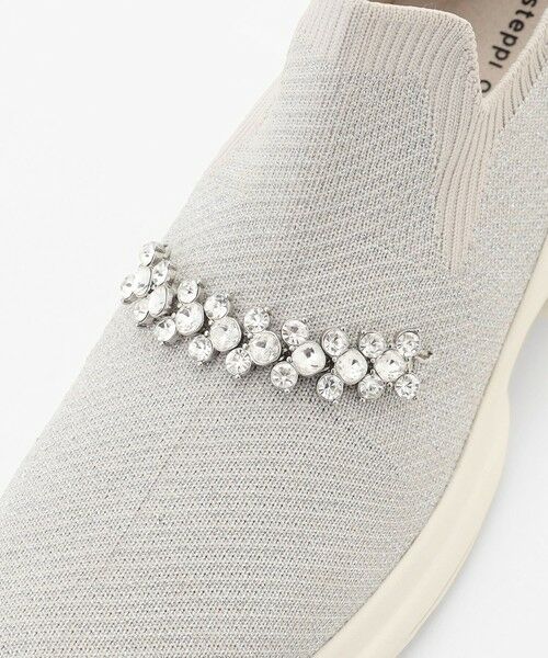 steppi / ステッピ スニーカー | 【撥水/洗える】ボリュームソール ビジュースニーカー | 詳細3