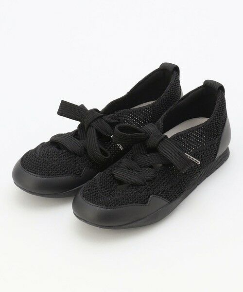 steppi / ステッピ スニーカー | ロープロ リボン スニーカー（ブラック）