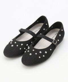 steppi / ステッピ パンプス | ラウンドメッシュスタッズパンプス