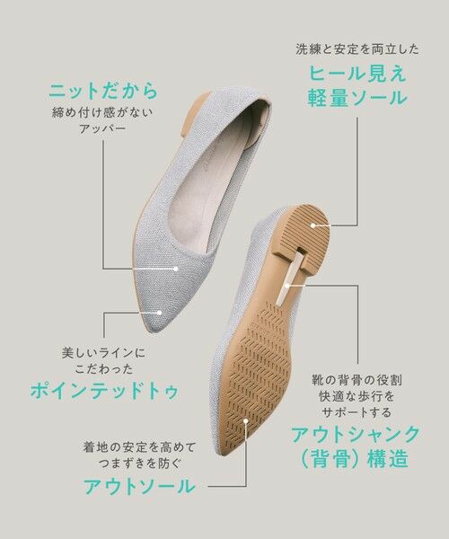 steppi / ステッピ パンプス | フォルムフィット ポインテッド パンプス | 詳細18