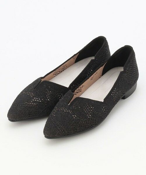 steppi / ステッピ パンプス | ポインテッド レース パンプス（ブラック）