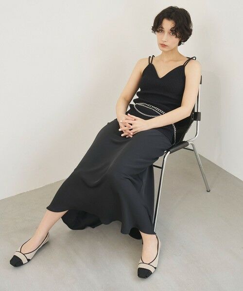 steppi / ステッピ パンプス | スクエア グルカ パンプス（ベージュ×ブラック）