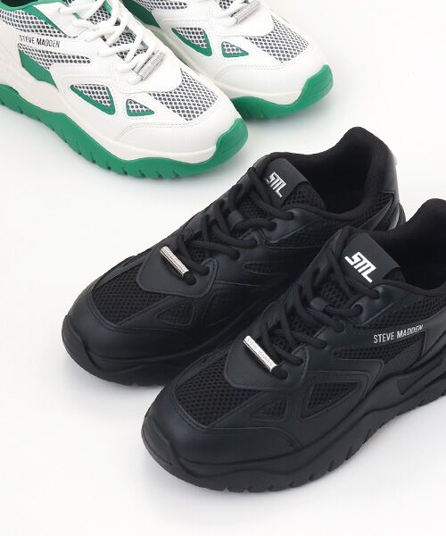 STEVE MADDEN/スティーブ・マデン ローカットスニーカー BLK 23.5~24.0 STEVE MADDEN/スティーブ・マデン ローカットスニーカー BLK 23.5~24.0