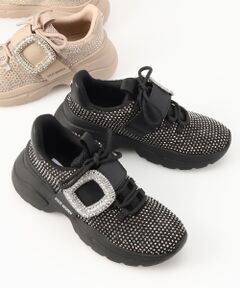 STEVE MADDEN / スティーブ・マデン スニーカー | ベルト付ラインストーンスニーカー