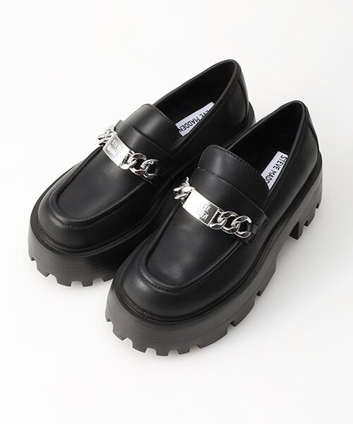 厚底チェーンローファー （フラットシューズ）｜STEVE MADDEN