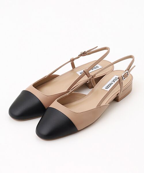STEVE MADDEN/スティーブ・マデン レザーフラットミュール TAN 22.5 STEVE MADDEN/スティーブ・マデン レザーフラットミュール TAN 22.5