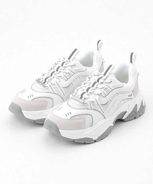 STEVE MADDEN/XeB[uE}f OtBJ\[Xj[J[ WH/GY 24.5