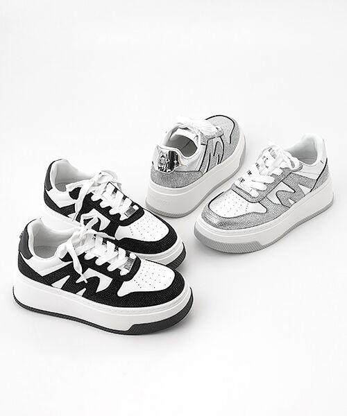 STEVE MADDEN / スティーブ・マデン スニーカー | スワロディテール厚底スニーカー | 詳細8