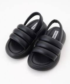 STEVE MADDEN サンダル★関税込み BIGMONA ダブルベルトラフィアサンダル BLACK RAFFIA – Steve