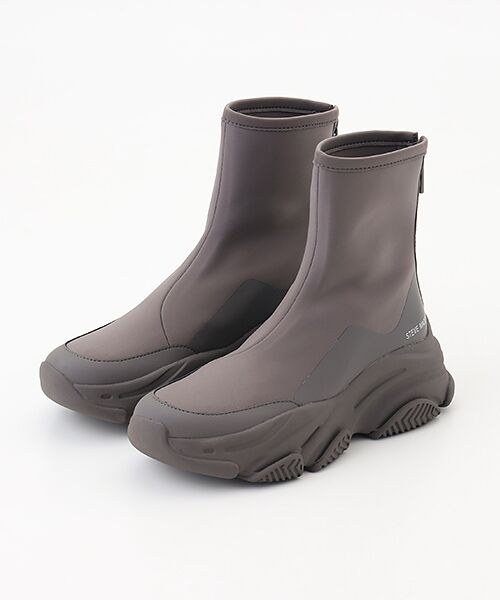 STEVE MADDEN/スティーブ・マデン バックジップスニーカーブーツ GY 24.0 STEVE MADDEN/スティーブ・マデン バックジップスニーカーブーツ GY 24.0