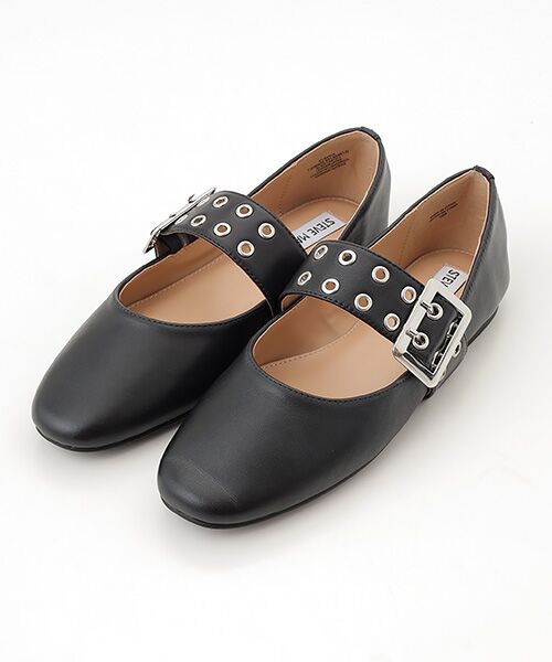 STEVE MADDEN / スティーブ・マデン パンプス | メタルバックルフラットシューズ | 詳細1