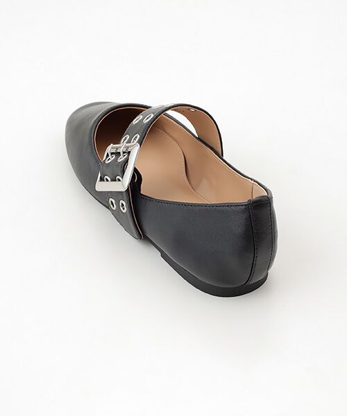 STEVE MADDEN / スティーブ・マデン パンプス | メタルバックルフラットシューズ | 詳細5