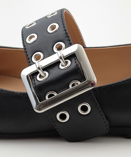 STEVE MADDEN / スティーブ・マデン パンプス | メタルバックルフラットシューズ | 詳細8
