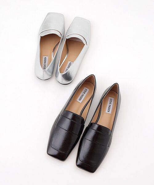 STEVE MADDEN / スティーブ・マデン フラットシューズ | スクエアトゥフラットローファー | 詳細8