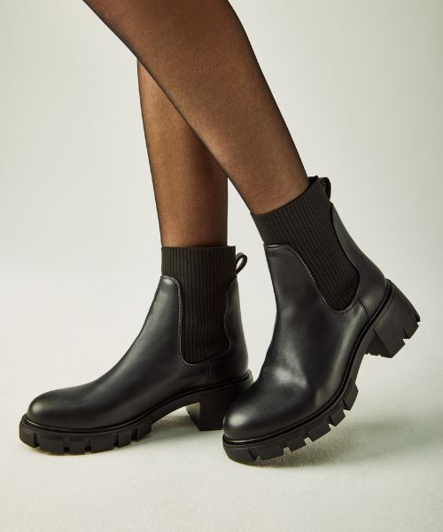 STEVE MADDEN/スティーブ・マデン アツゾコサイドゴアブーツ BLK 23.5 STEVE MADDEN/スティーブ・マデン アツゾコサイドゴアブーツ BLK 23.5