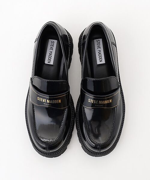 STEVE MADDEN / スティーブ・マデン パンプス | ロゴベルト厚底ローファー | 詳細1