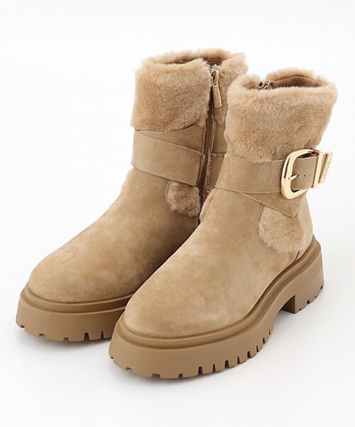 STEVE MADDEN / スティーブ・マデン ブーツ（ショート丈） | ファースエードショートブーツ | 詳細1