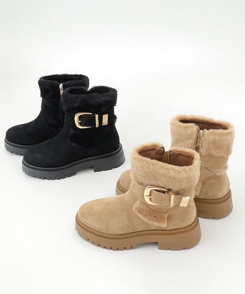 STEVE MADDEN / スティーブ・マデン ブーツ（ショート丈） | ファースエードショートブーツ | 詳細8