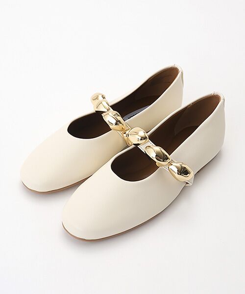 STEVE MADDEN / スティーブ・マデン パンプス | ビジューフラットパンプス（BONELEAT）