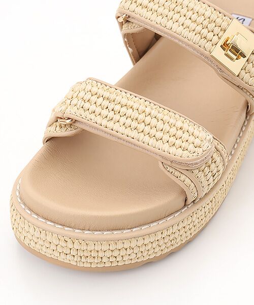 STEVE MADDEN / スティーブ・マデン サンダル | ナチュラルソールダブルベルトサンダル | 詳細7