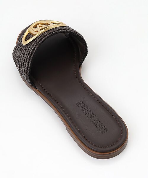 STEVE MADDEN / スティーブ・マデン サンダル | オーバルロゴモチーフフラットサンダル | 詳細5