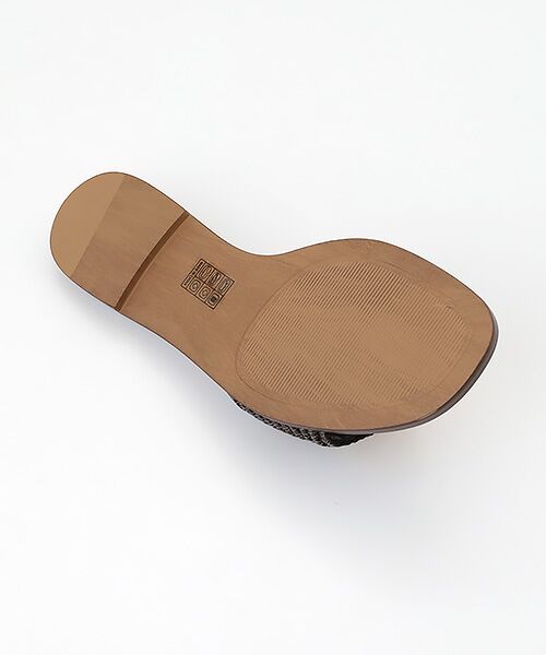 STEVE MADDEN / スティーブ・マデン サンダル | オーバルロゴモチーフフラットサンダル | 詳細6