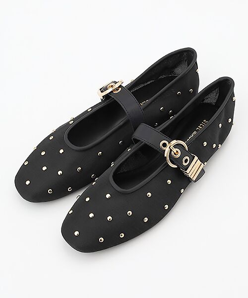 STEVE MADDEN / スティーブ・マデン パンプス | スタッズドットシアーメリージェーン（ブラック）
