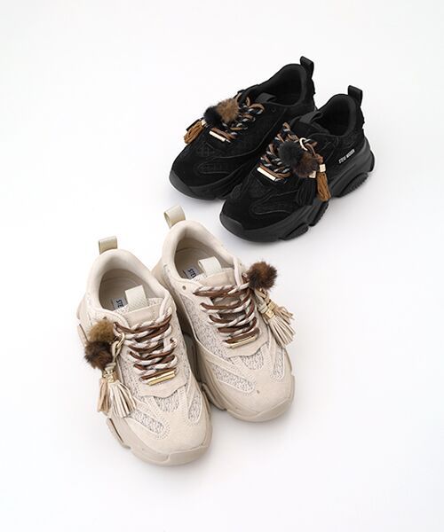 STEVE MADDEN / スティーブ・マデン スニーカー | ファータッセルボリュームスニーカー | 詳細10