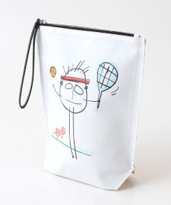 POUCH STAMPA TENNIS