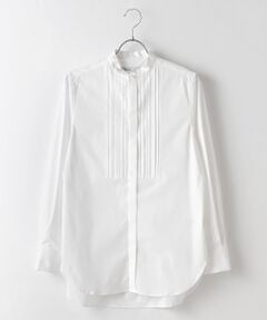 SUPIMA COTTON BROAD PIN TUCK SHIRT