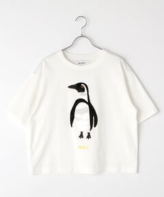 ペンギンアップリケTシャツ