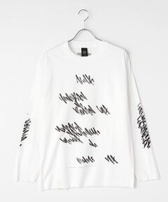 Collage Calligraphy SISII×Amane Murakami Print Tee