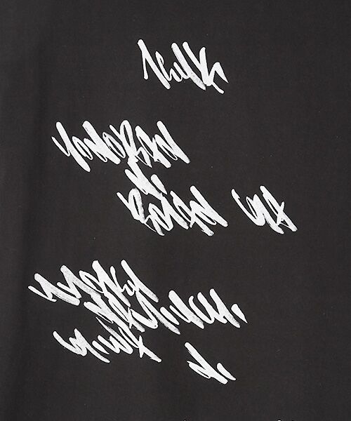 STYLE ＆ EDIT / スタイル＆エディット Tシャツ | Collage Calligraphy SISII×Amane Murakami Print Tee | 詳細1