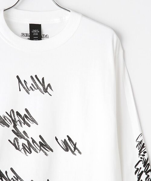 STYLE ＆ EDIT / スタイル＆エディット Tシャツ | Collage Calligraphy SISII×Amane Murakami Print Tee | 詳細3