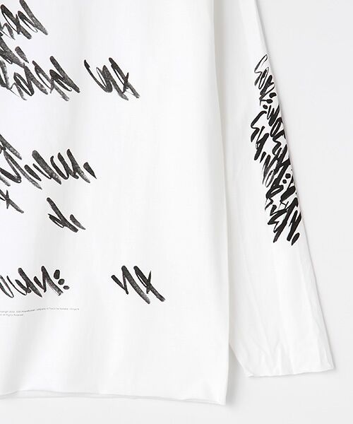 STYLE ＆ EDIT / スタイル＆エディット Tシャツ | Collage Calligraphy SISII×Amane Murakami Print Tee | 詳細4