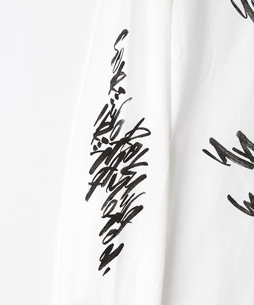 STYLE ＆ EDIT / スタイル＆エディット Tシャツ | Collage Calligraphy SISII×Amane Murakami Print Tee | 詳細6