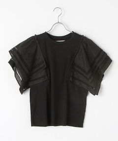 STYLE ＆ EDIT / スタイル＆エディット Tシャツ | ナプキンレースTシャツ