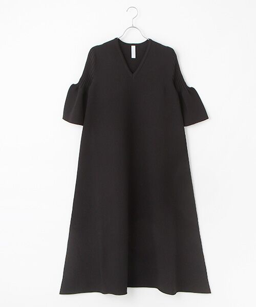 POTTERY SHORT BELL SLEEVE FLARE DRESS （ロング・マキシ丈ワンピース